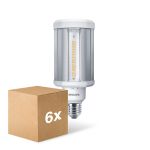 Mehrfachpackung 6x Philips TrueForce LED E27 HPL Klar 28W 4000lm 360D - 840 Kaltweiß | Ersatz Für 125W