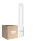Mehrfachpackung 10x Noxion Lucent PL-L LED 7.9W 1000lm - 840 Kaltweiß | 4-Pins - Ersatz Für 18W