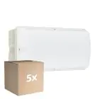 Mehrfachpackung 5x Philips LED Sicherheit Ledinaire WL055V Weiß 6W 600lm - 830 Warmweiß | 374x150mm - IP65